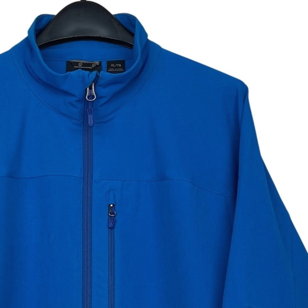 Marmot M3 Tempo Softshell Jacket Mens XL Full Zip Wind Resistant Blue K98260